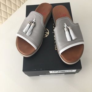 $189 MARC JOSEPH NEW YORK LEATHER SANDALS SIZE 6